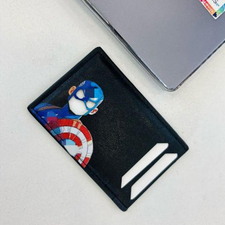 Kreativt Bat ID-kortholder Personlig PU-læderkortholder