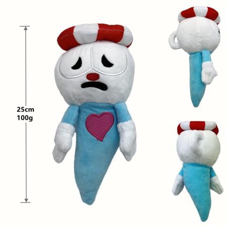 Cuphead Great Adventure Mugman plysjleketøy - perfekt 6