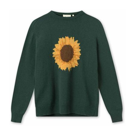 Forét Round-neck Strik Grøn, Herre Strik, Størrelse: XL