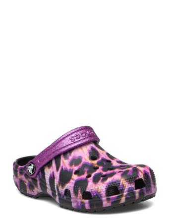 Classic Animal Print Clog K Shoes Clogs Multi/mønstret Crocs