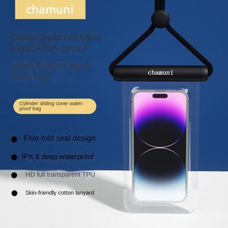 Mobiltelefon Vattentät väska med hängande hals för utomhusbruk