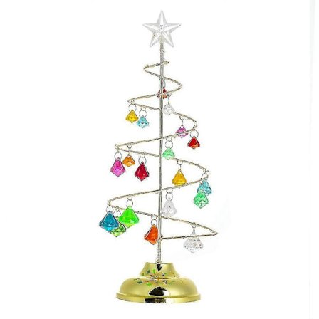 Julepynt Træ Krystal Bordpynt Julegaver Juletræ Belysning Fest Festival De