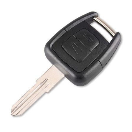 2-knapps bilnyckelsbyte skal HU46 blad till Opel