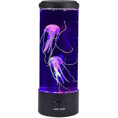 Led Jellyfish Lava Lampe Multicolor, Natlampe Usb Opladning, Desktop Rund Stemningslampe, Dekoration Legetøj Til Mænd Kvinder, Hjemmekontor Værelse 