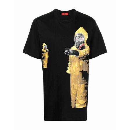 424, T-shirt Zwart, Heren, Maat:L