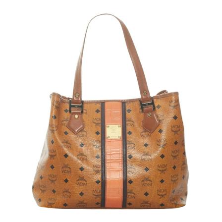 MCM Pre-owned, Shoulder Bags Bruin, Dames, Maat:ONE Size