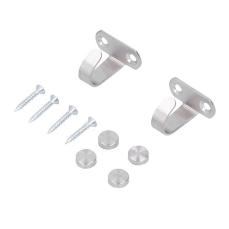 2 stk. Henger i Rustfritt Stål for Klær, Hatter, Oppbevaring og Organisering i Bobil og Bad