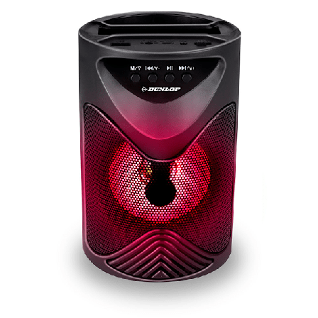 Dunlop Bluetooth-kaiutin, FM-radio ja matkapuhelinjalusta