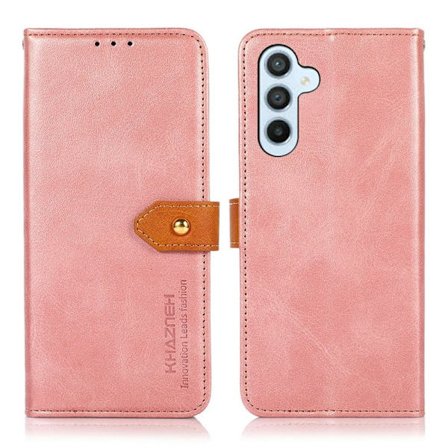 KHAZNEH Samsung Galaxy S26 Plånboksfodral Konstläder Flip Skydd - Roséguld