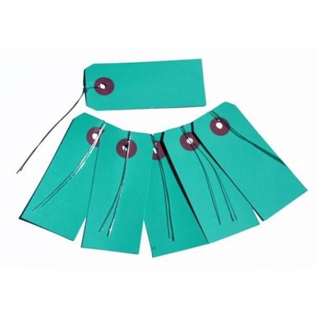 Etiketter - ARTEMIO - Blå - 10 stk - 5 cm - Med metaltråd