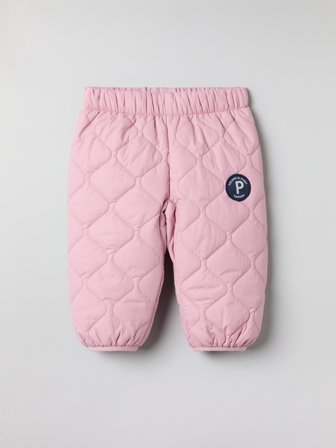 Polarn O. Pyret - Windproof quilted thermal trousers - 68 - Childrenswear - pink