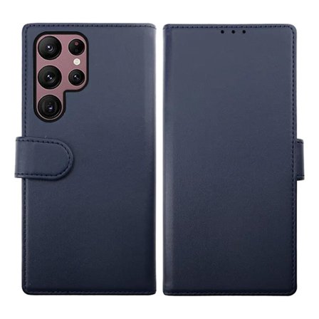 Samsung Galaxy S23 Ultra Plånboksfodral Magnet Rvelon - Blå