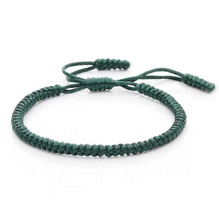 Käsintehty tiibetiläinen buddhalainen monivärinen onnensolmu rannekoru naisille säädettävä viehätys rannekorut ja -rannekkeet miehille vintage-korut