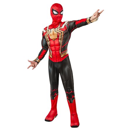 Spider-Man Boys Deluxe Iron Spider Kostyme Rød/Svart/Gull
