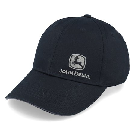 John Deere - Black - adjustable - Cap - Offset Embroidery Logo Black Adjustable - Hatstore