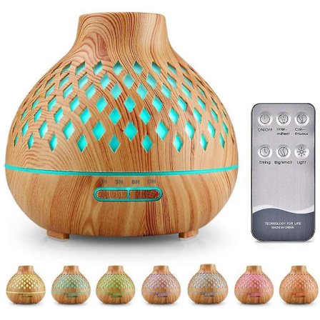 Aroma Diffuser, 400ml Humidifier, Ultrasonic Power And 7-color Led
