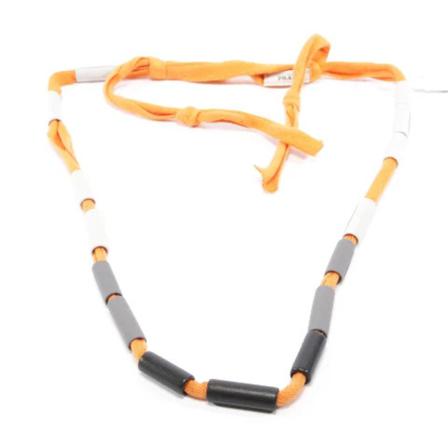 Prada Vintage Pre-owned Cotton necklaces orange, Dam Vintage Smycken, Dam, Storlek: ONE SIZE