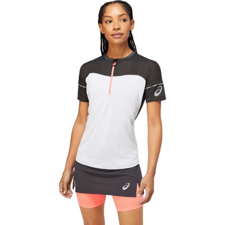 Asics Women's Fujitrail Top Women Short sleeved fitness sweater Grey M