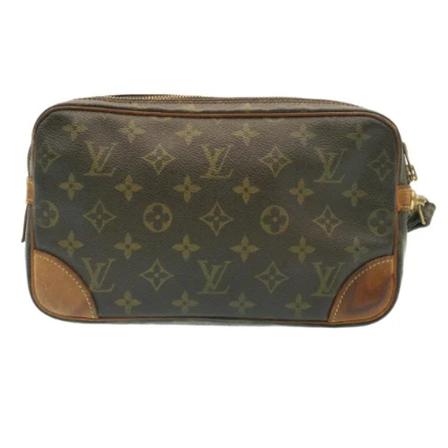 Louis Vuitton Vintage, Pre-owned Canvas louis-vuitton-bags Bruin, unisex, Maat:ONE Size