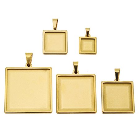 5 stk Cabochon Base Bezel Smykker Making 5 5