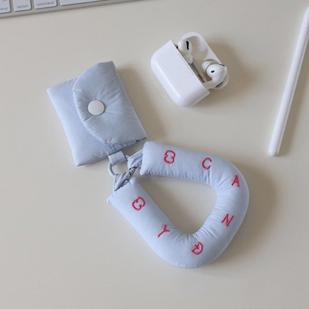 Säilytyslaukku Langattomat kuulokkeet SININEN