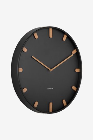 Karlsson - Veggklokke Grace - Svart - Veggklokker & bordklokker - Fra Homeroom