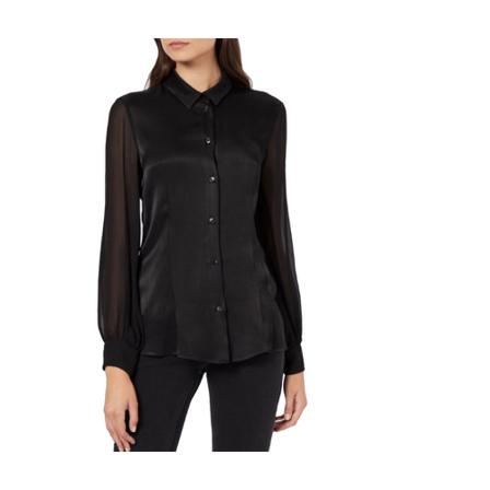Emporio Armani, Shirt Czarny, Kobieta, Rozmiar: S
