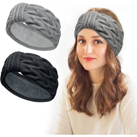 Dame Vinter Hodebånd, Dame Vinter Hodebånd Strikket Varm Hode
