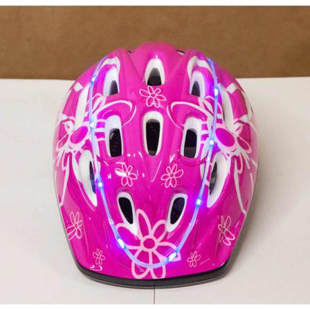 Lysande Cykelhjälm Barn Rosa