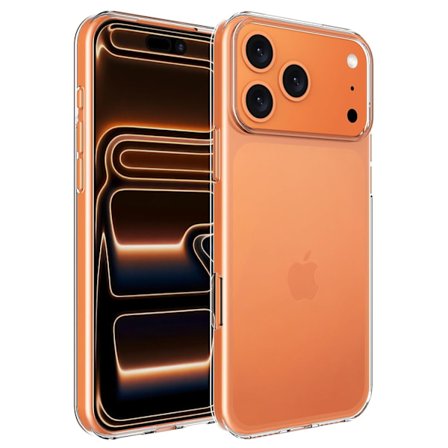 iPhone 17 Pro Max - Transparent Stötdämpande Silikonskal
