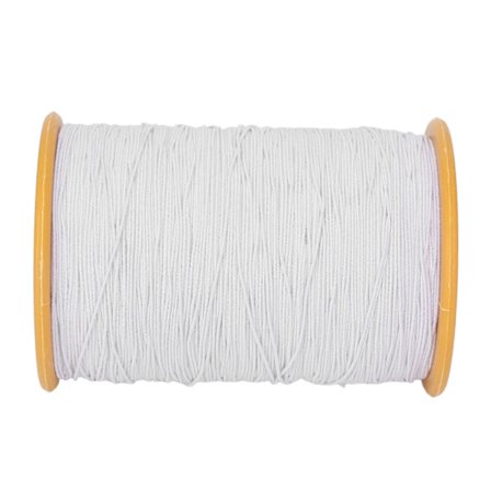 0,5 mm valkoinen joustava naru, leikattava DIY-käsintehty rannekorunauha, elastinen nauha korujen valmistukseen