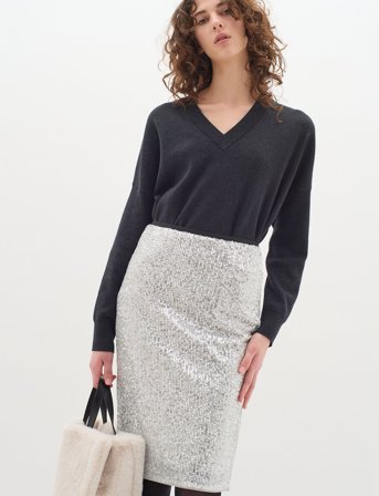 InWear Barbaraiw Skirt - Silver - M