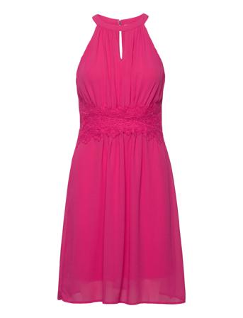 Vimilina Halterneck Dress/Su - Dresses Party Dresses Rosa Vila*Betinget Tilbud