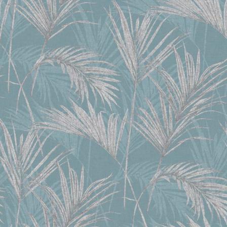 Dutch Wallcoverings Tapet Palm Springs Blå Och Grå Multifärg