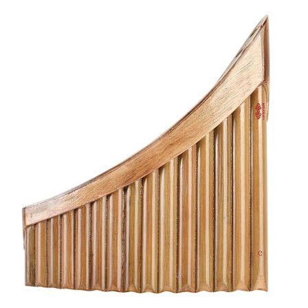 Miljøvennlig G-tone panfløyte tradisjonelt musikkinstrument med oppbevaringspose