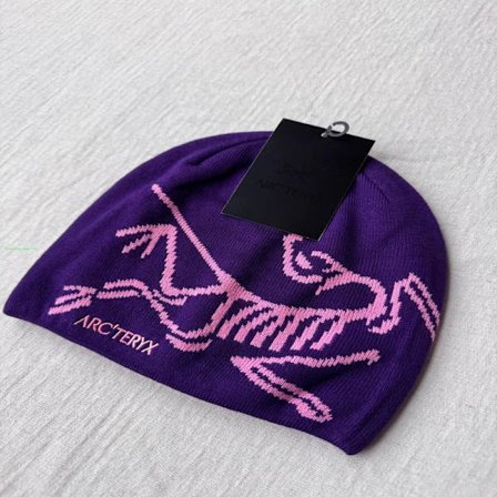 Arc'teryx Bird Head Toque -pipo, Lila Merinovilla Neulottu Talvipipo Unisex