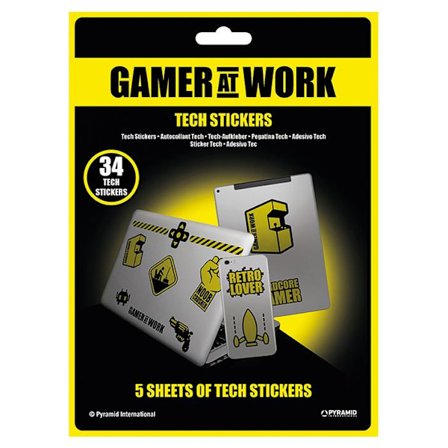 Tech stickers - Gamer At Work (Collectables)