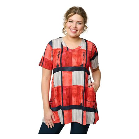 Pont Neuf Melina is tunic Blå, Dame Tunika