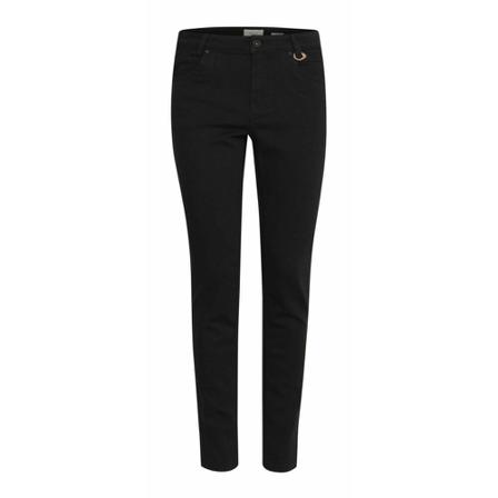 Pulz Jeans Skinny jeans with high waist Sort, Dame, Størrelse: W29 L34