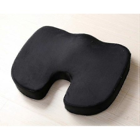 Memory Foam Setepute for Kontorstol, Sklisikker Ortopedisk Komfortabel Setepute, Sittepute for Isjias, Halebeins Ryggsmertelindring, Hjemmepute for Ca