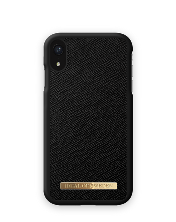 Saffiano Case iPhone XR Black
