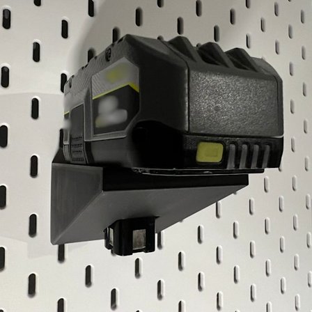 Ryobi batterihållare till Ikea Skadis