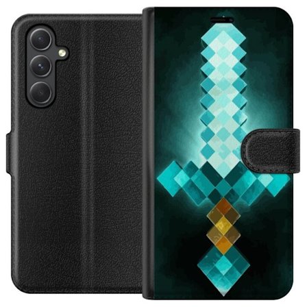 Yhteensopiva Lompakkokotelo Samsung Galaxy A15 5G Minecraft miekka