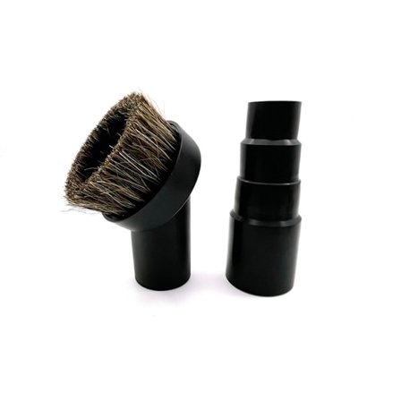 Rund dammborste Vakuumfäste Borstslangadapter