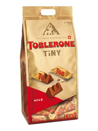 Toblerone Tiny milk chocolate with honey and almond nougat 0.24kg