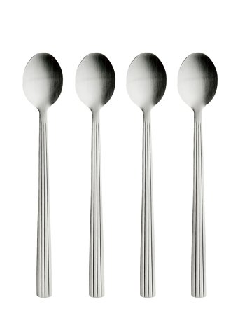 Aida | Raw Cafe Latte Spoon Matte Steel 4 Pcs Giftbox | L15.5CM
