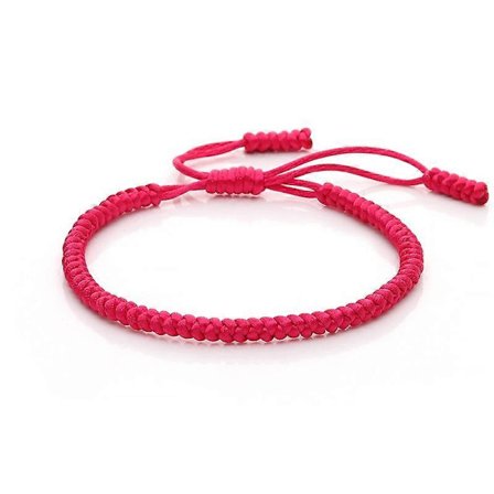 Käsintehty Tiibetiläinen Buddhalainen Monivärinen Onnen Solmu Köysi Rannekoru Naiset Säädettävä Charmi Rannekorut ja Rannekorut Miehille Vintage Korut