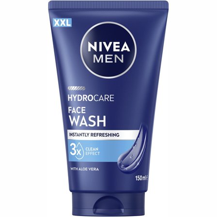 Nivea Men Hydrocare Gel Detergente Viso Uomo XXL 150ml