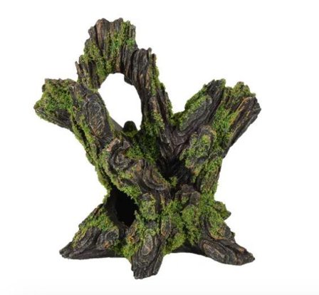 Akvariedekorasjon Trestubbe, Brun - 15cm