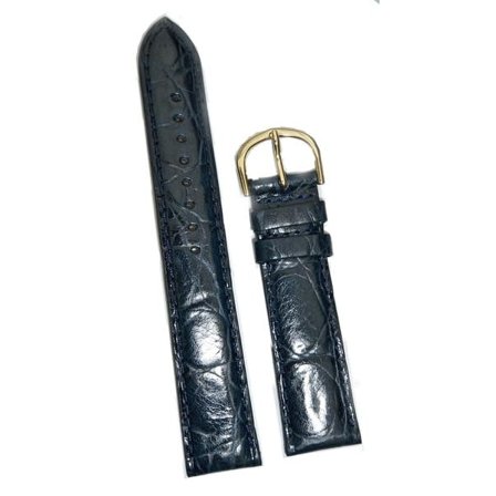 Klockarmband 16/20 mm vadderat äkta läder